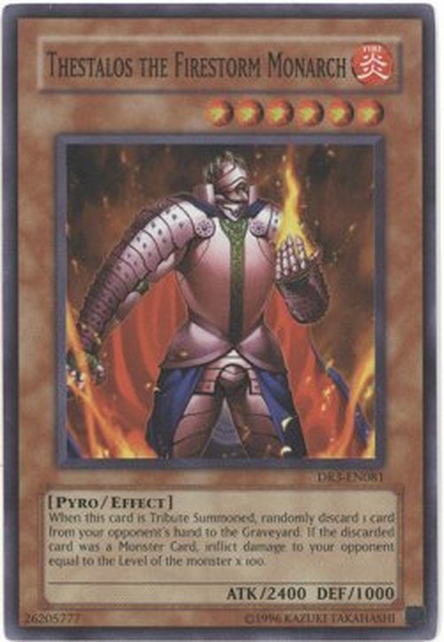 Yu-Gi-Oh! DR3 Thestalos the Firestorm Monarch