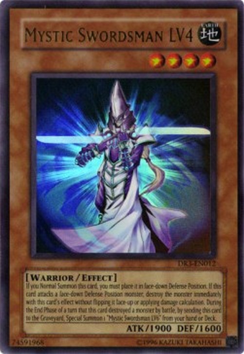 Yu-Gi-Oh! DR3 Mystic Swordsman LV4
