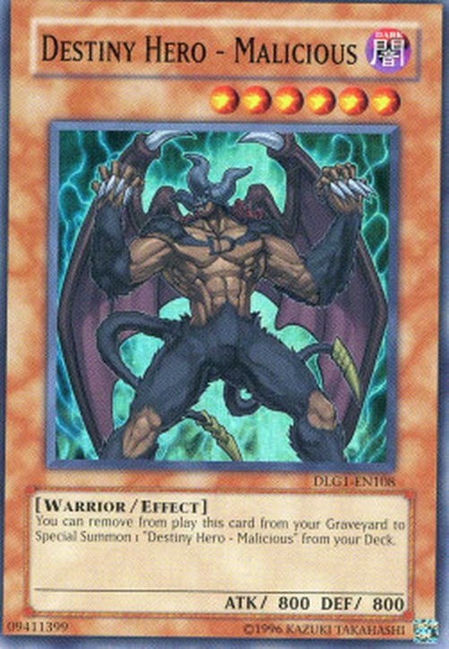 Yu-Gi-Oh! DLG1 Destiny HERO - Malicious