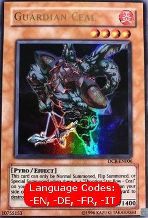 Yu-Gi-Oh! DCR Guardian Ceal (V.2 - Ultra Rare)