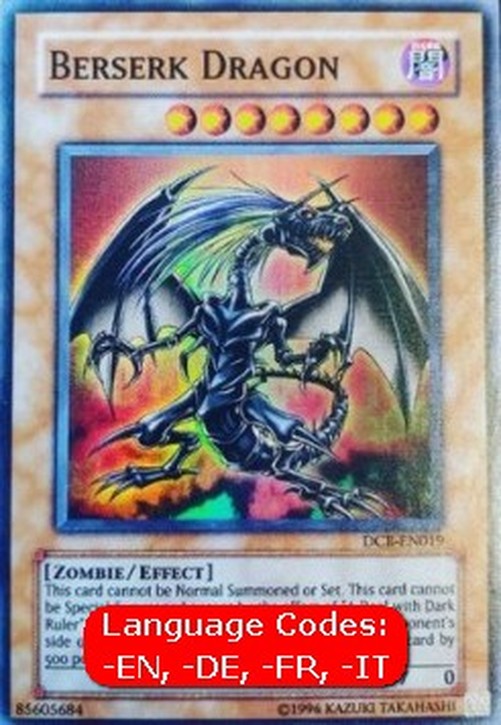 Yu-Gi-Oh! DCR Berserk Dragon (V.2 - Super Rare)
