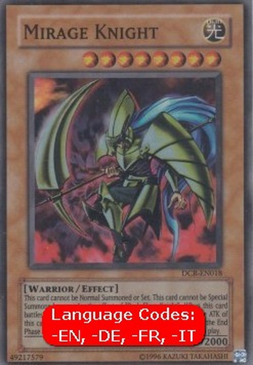 Yu-Gi-Oh! DCR Mirage Knight (V.2 - Super Rare)