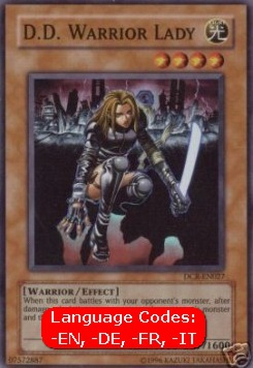 Yu-Gi-Oh! DCR D.D. Warrior Lady (V.2 - Super Rare)