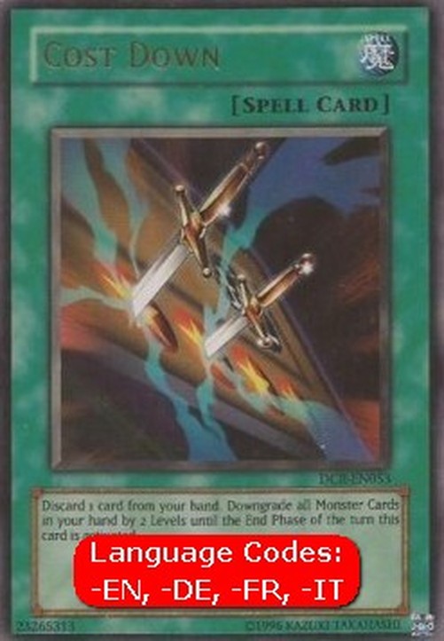 Yu-Gi-Oh! DCR Cost Down (V.2 - Ultra Rare)