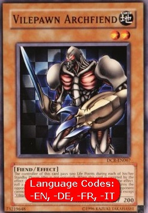 Yu-Gi-Oh! DCR Vilepawn Archfiend (V.2 - Common)