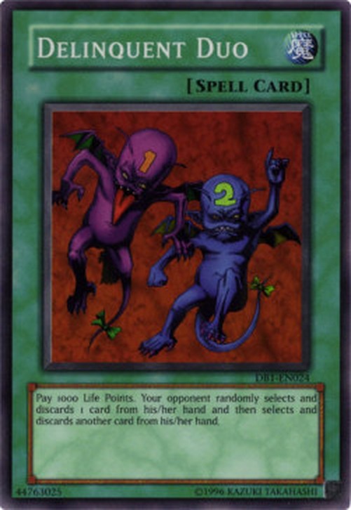 Yu-Gi-Oh! DB1 Delinquent Duo