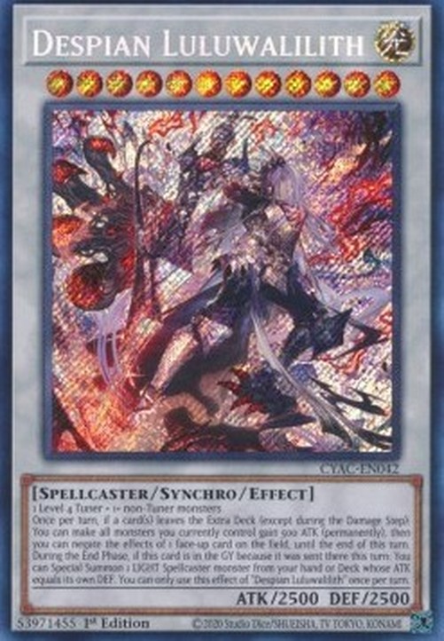 Yu-Gi-Oh! CYAC Despian Luluwalilith (V.1 - Secret Rare)