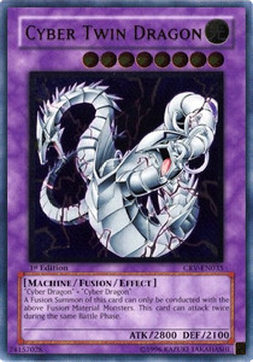Yu-Gi-Oh! CRV Cyber Twin Dragon (V.2 - Ultimate Rare)