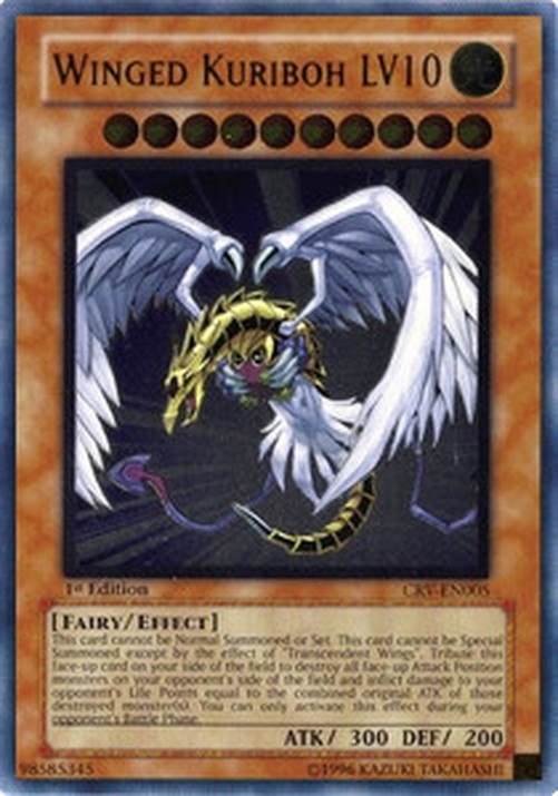 Yu-Gi-Oh! CRV Winged Kuriboh LV10 (V.2 - Ultimate Rare)