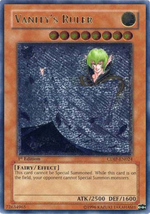 Yu-Gi-Oh! CDIP Vanity's Ruler (V.2 - Ultimate Rare)