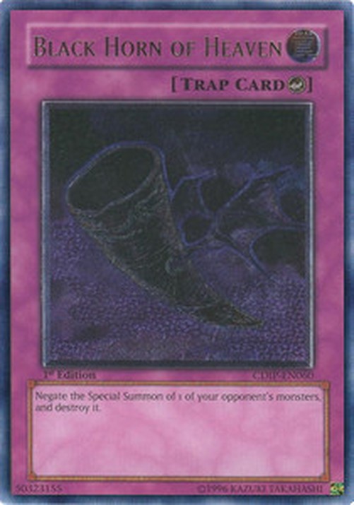Yu-Gi-Oh! CDIP Black Horn of Heaven (V.2 - Ultimate Rare)