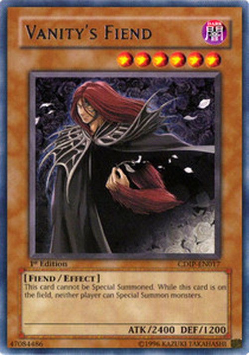 Yu-Gi-Oh! CDIP Vanity's Fiend (V.1 - Rare)
