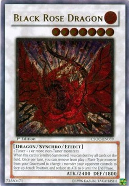 Yu-Gi-Oh! CSOC Black Rose Dragon (V.4 - Ultimate Rare)