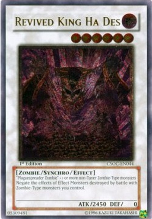 Yu-Gi-Oh! CSOC Revived King Ha Des (V.2 - Ultimate Rare)