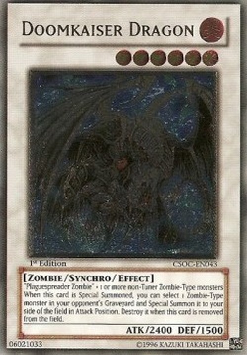 Yu-Gi-Oh! CSOC Doomkaiser Dragon (V.2 - Ultimate Rare)