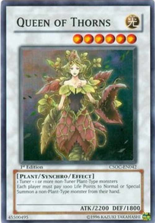 Yu-Gi-Oh! CSOC Queen of Thorns