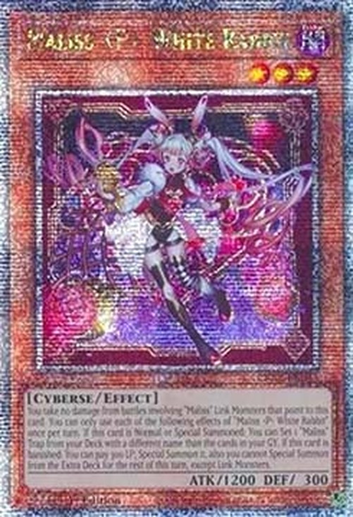 Yu-Gi-Oh! CRBR Maliss P White Rabbit (V.3 - Quarter Century Secret Rare)