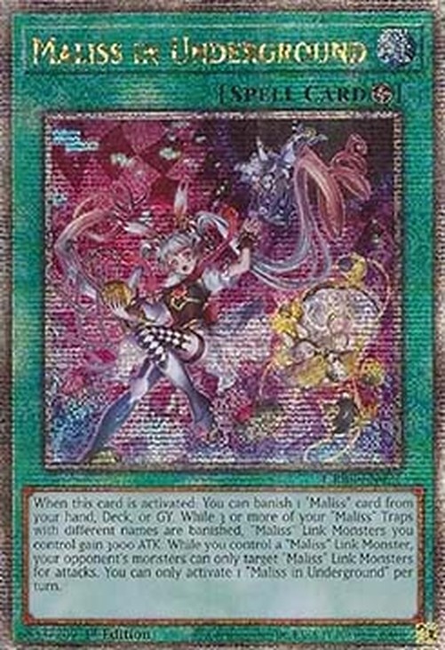 Yu-Gi-Oh! CRBR Maliss in Underground (V.3 - Quarter Century Secret Rare)