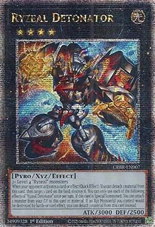 Yu-Gi-Oh! CRBR Ryzeal Detonator (V.3 - Quarter Century Secret Rare)