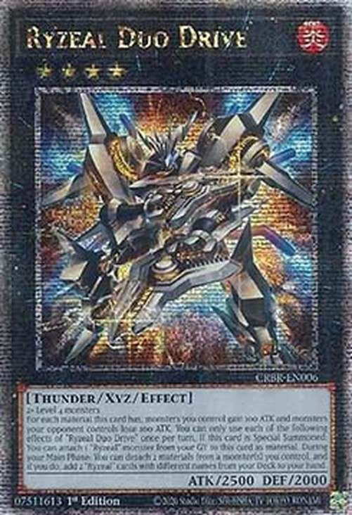 Yu-Gi-Oh! CRBR Ryzeal Duo Drive (V.3 - Quarter Century Secret Rare)