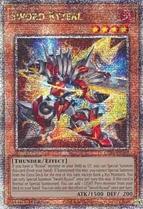 Yu-Gi-Oh! CRBR Sword Ryzeal (V.3 - Quarter Century Secret Rare)