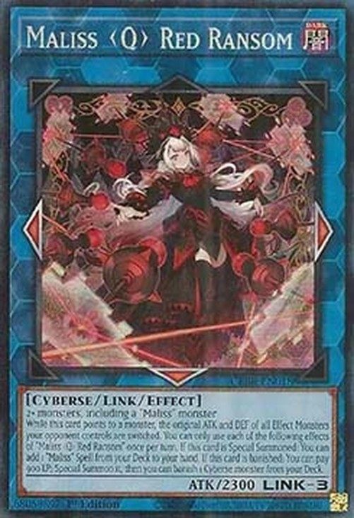 Yu-Gi-Oh! CRBR Maliss Q Red Ransom (V.2 - Collectors Rare)