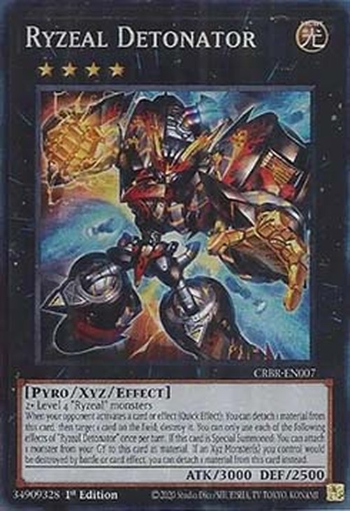 Yu-Gi-Oh! CRBR Ryzeal Detonator (V.2 - Collectors Rare)
