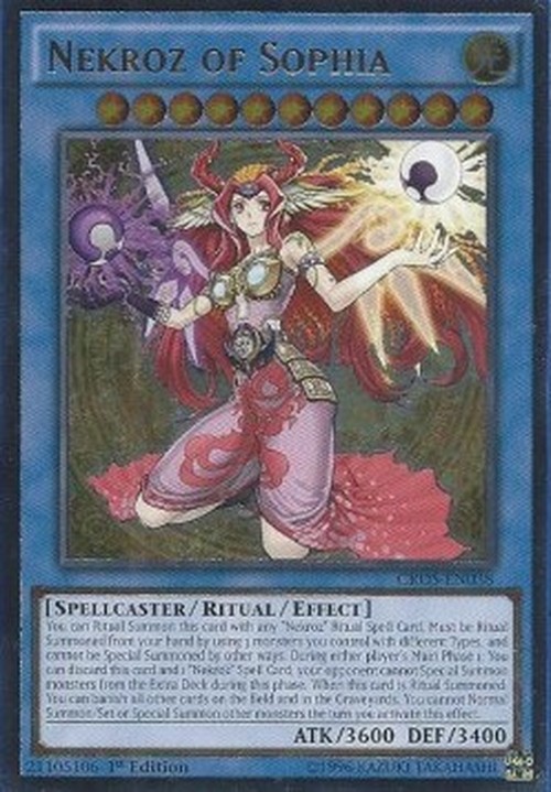 Yu-Gi-Oh! CROS Nekroz of Sophia (V.2 - Ultimate Rare)