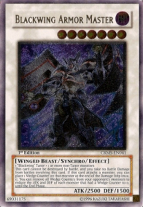 Yu-Gi-Oh! CRMS Blackwing Armor Master (V.2 - Ultimate Rare)