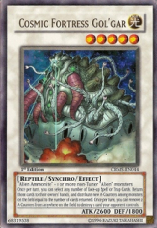 Yu-Gi-Oh! CRMS Cosmic Fortress Gol'gar (V.2 - Ultra Rare)