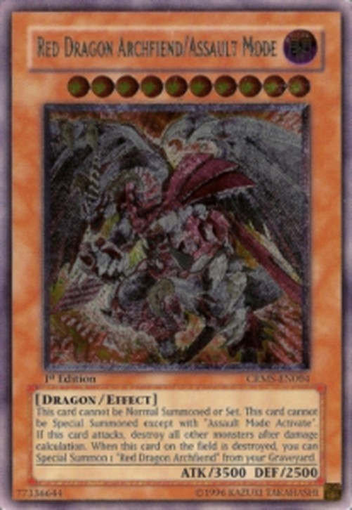 Yu-Gi-Oh! CRMS Red Dragon Archfiend/Assault Mode (V.4 - Ultimate Rare)