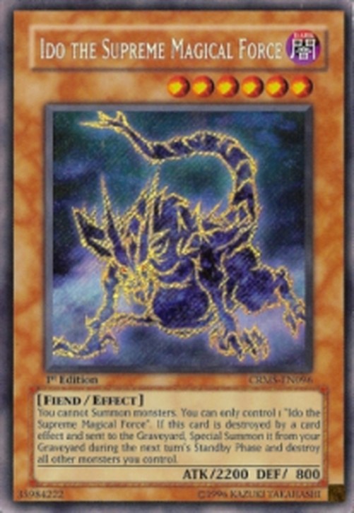 Yu-Gi-Oh! CRMS Ido the Supreme Magical Force