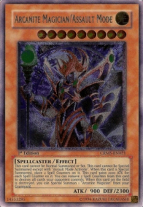 Yu-Gi-Oh! CRMS Arcanite Magician/Assault Mode (V.2 - Ultimate Rare)