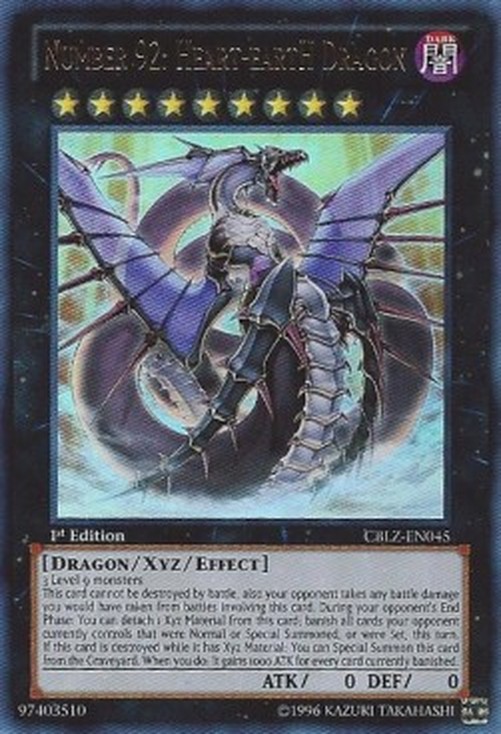 Yu-Gi-Oh! CBLZ Number 92: Heart-eartH Dragon (V.1 - Ultra Rare)
