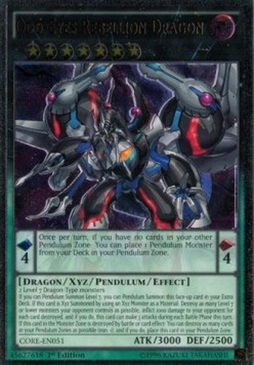 Yu-Gi-Oh! CORE Odd-Eyes Rebellion Dragon (V.2 - Ultimate Rare)