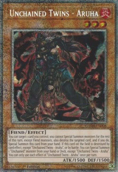 Yu-Gi-Oh! CHIM Unchained Twins - Aruha (V.2 - Starlight Rare)