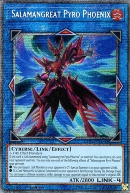 Yu-Gi-Oh! CHIM Salamangreat Pyro Phoenix (V.2 - Starlight Rare)