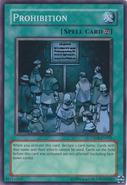 Yu-Gi-Oh! CP08 Prohibition