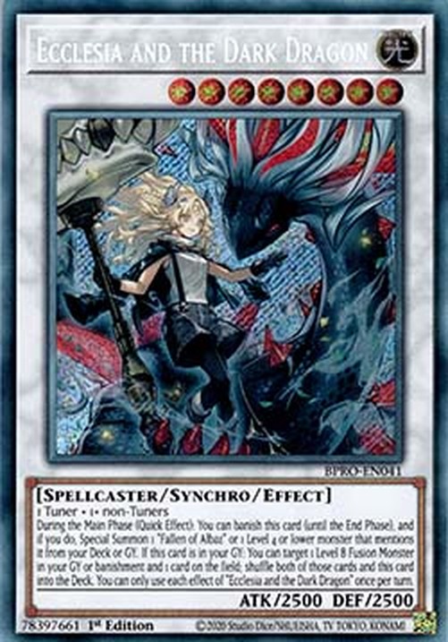 Yu-Gi-Oh! BPRO Ecclesia and the Dark Dragon (V.1 - Secret Rare)