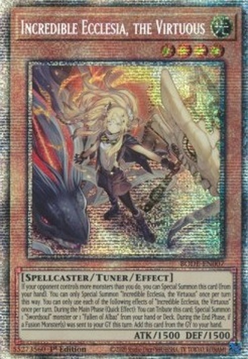 Yu-Gi-Oh! BODE Incredible Ecclesia, the Virtuous (V.2 - Starlight Rare)