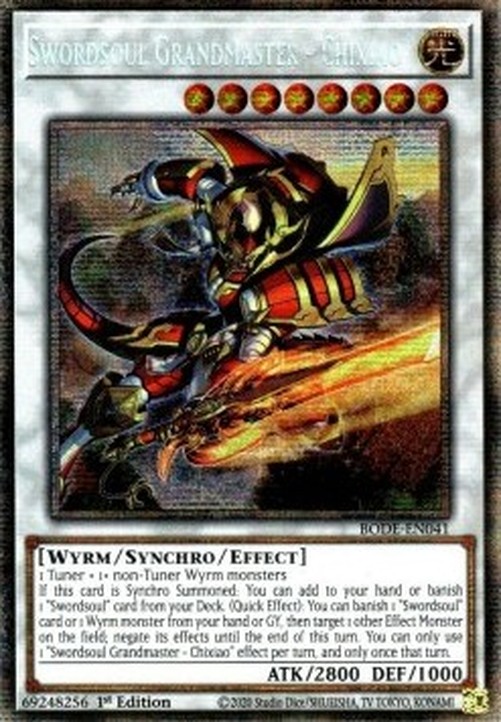 Yu-Gi-Oh! BODE Swordsoul Grandmaster - Chixiao (V.2 - Starlight Rare)