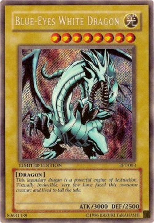 Yu-Gi-Oh! BPT Blue-Eyes White Dragon (V.1 - Secret Rare)