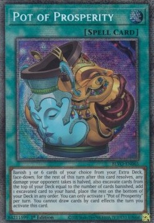 Yu-Gi-Oh! BLVO Pot of Prosperity (V.2 - Starlight Rare)