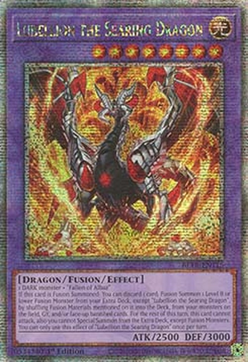Yu-Gi-Oh! BLTR Lubellion the Searing Dragon (V.2 - Quarter Century Secret R