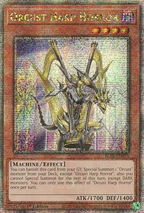 Yu-Gi-Oh! BLTR Orcust Harp Horror (V.2 - Quarter Century Secret Rare)