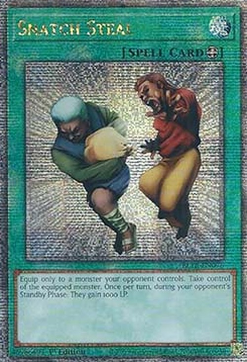 Yu-Gi-Oh! BLTR Snatch Steal (V.2 - Quarter Century Secret Rare)