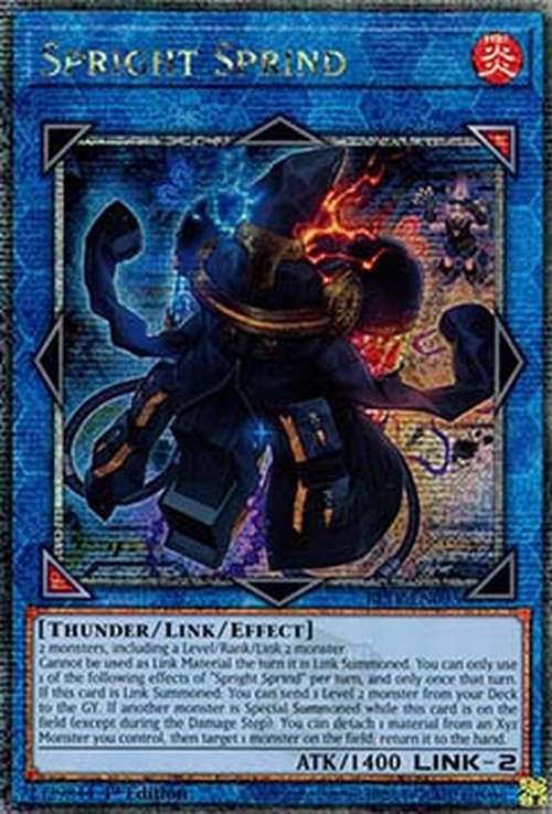 Yu-Gi-Oh! BLTR Spright Sprind (V.2 - Quarter Century Secret Rare)
