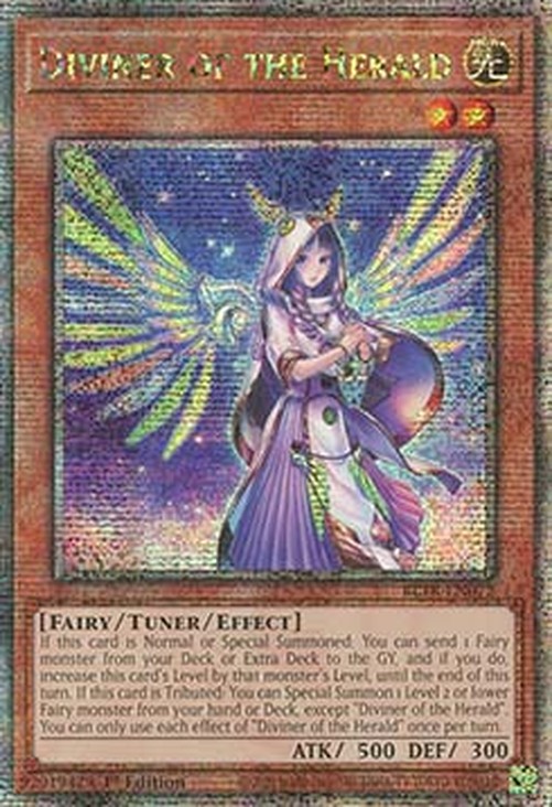 Yu-Gi-Oh! BLTR Diviner of the Herald (V.2 - Quarter Century Secret Rare)
