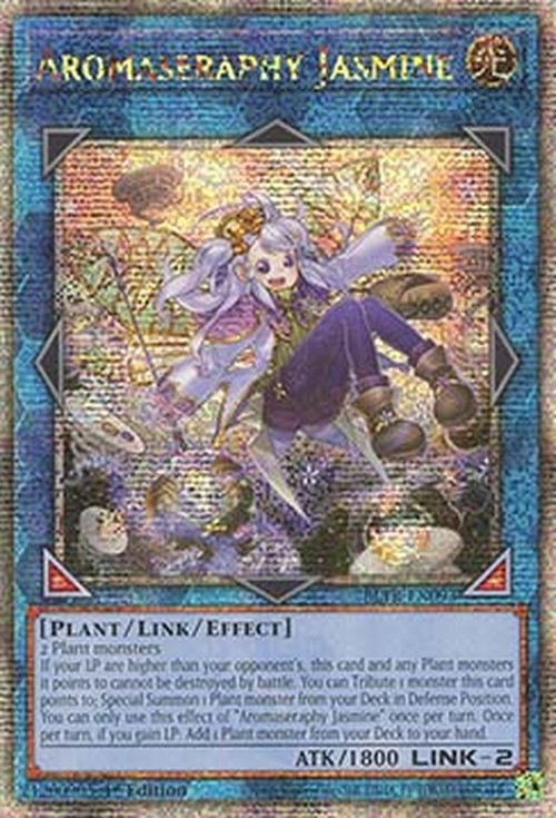 Yu-Gi-Oh! BLTR Aromaseraphy Jasmine (V.2 - Quarter Century Secret Rare)