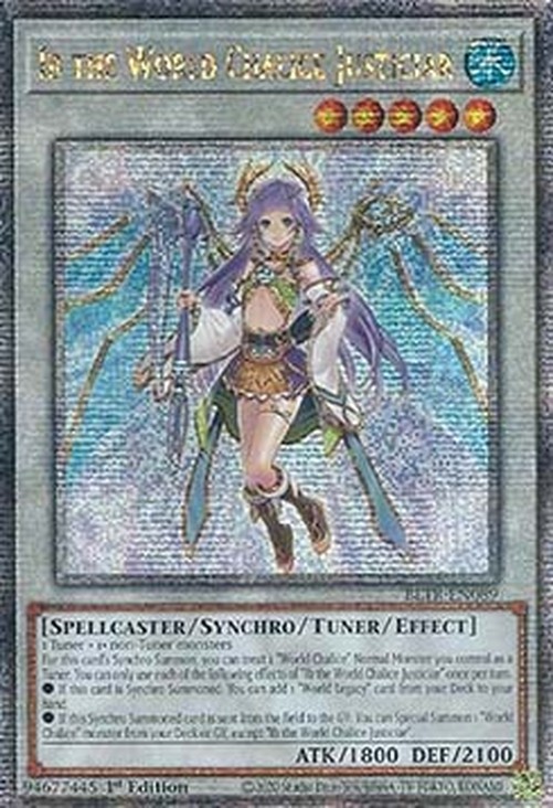 Yu-Gi-Oh! BLTR Ib the World Chalice Justiciar (V.2 - Quarter Century Secret